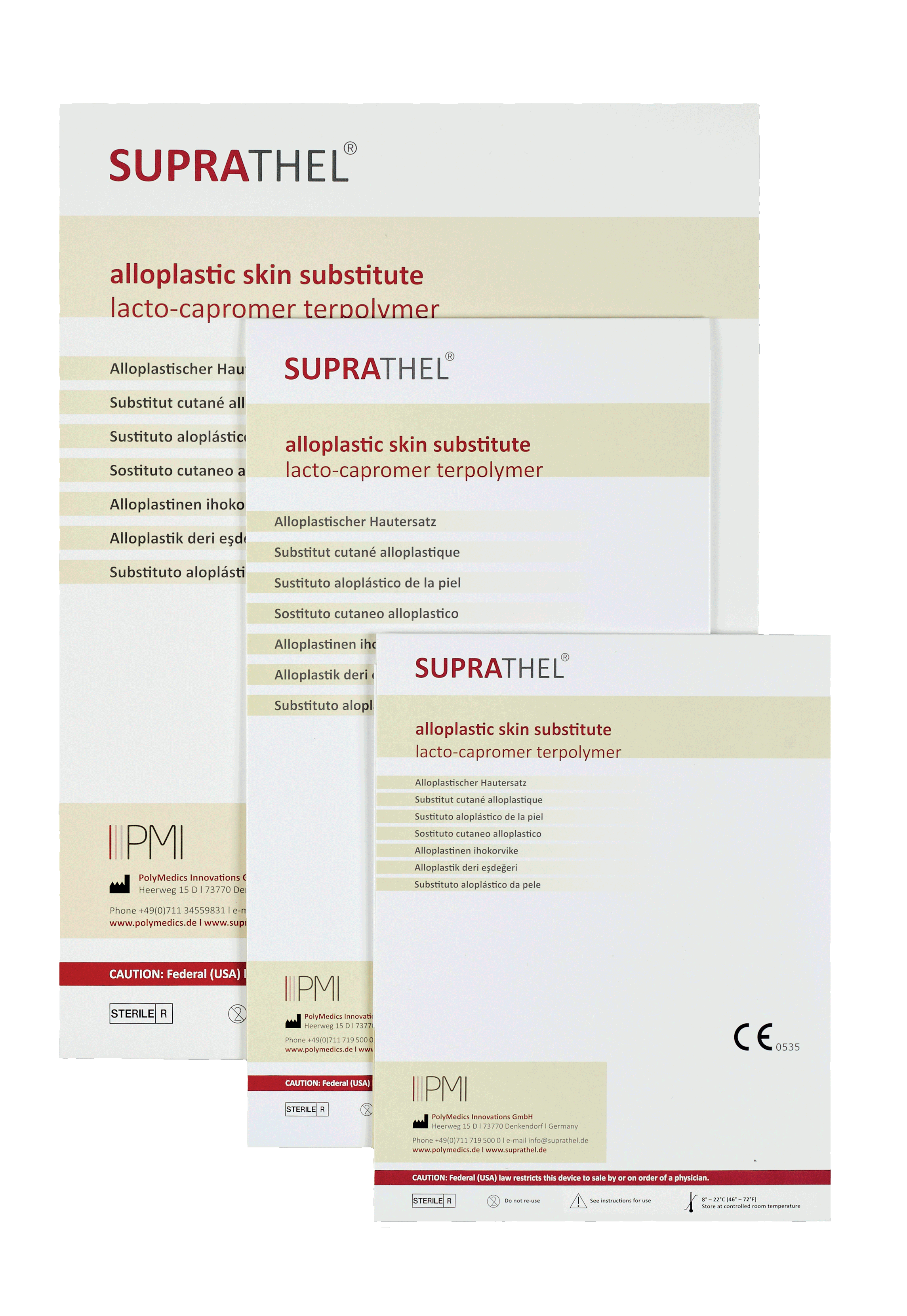 Suprathel - aplicación